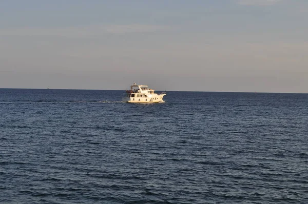 Beautiful Boat Open Sea — Stock Photo, Image