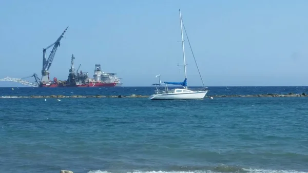 Hermoso Barco Mar Abierto — Foto de Stock