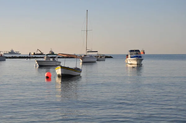 Das Schöne Boot Auf Offener See — Stockfoto