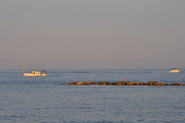 Beautiful Boat Open Sea — Stock Photo, Image