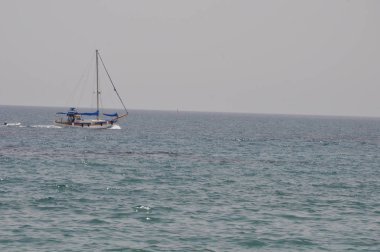 Açık denizde güzel tekne