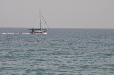 Açık denizde güzel tekne