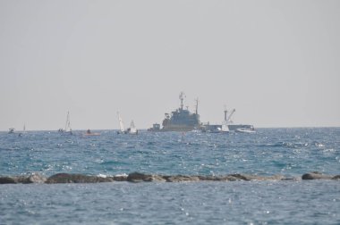 Açık denizde güzel tekne