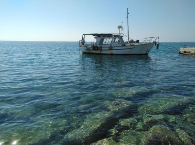 Açık denizde güzel tekne