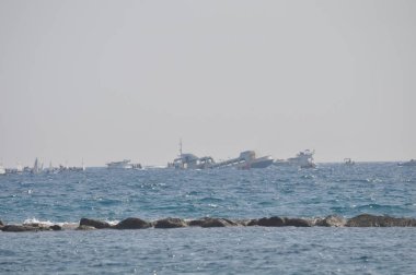 Açık denizde güzel tekne