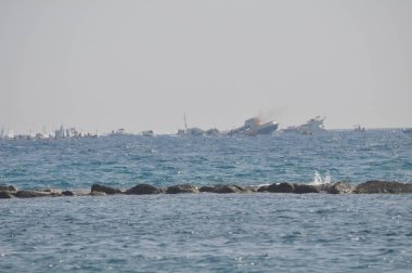 Açık denizde güzel tekne