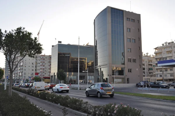 Belo Edifício Escritórios Negócios Limassol Chipre — Fotografia de Stock