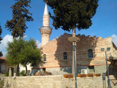 Kıbrıs'ta Limasol bina güzel eski şehir merkezi