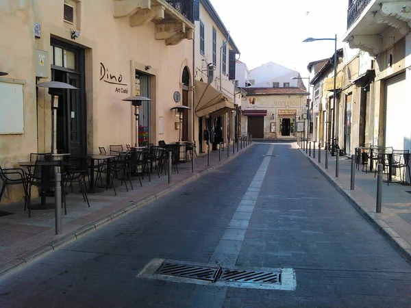 Hermoso Edificio Del Centro Histórico Ciudad Limassol Chipre —  Fotos de Stock