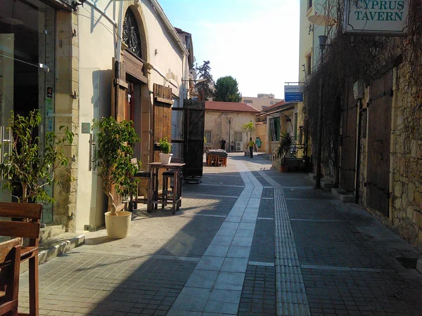 Het Mooie Oude Stadscentrum Gebouw Limassol Cyprus — Stockfoto
