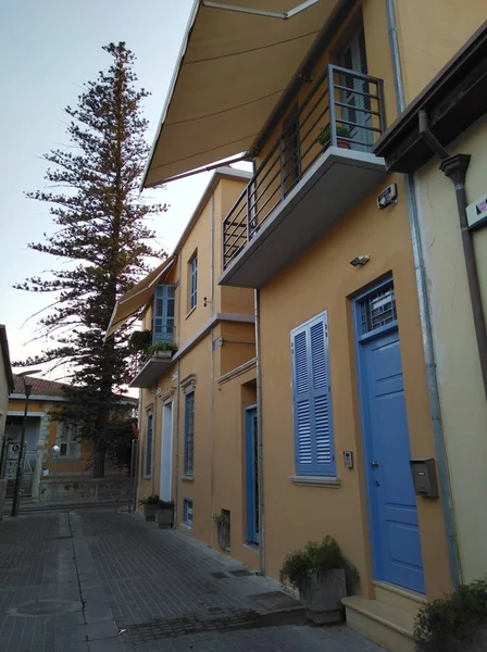 Hermoso Edificio Del Centro Histórico Ciudad Limassol Chipre — Foto de Stock