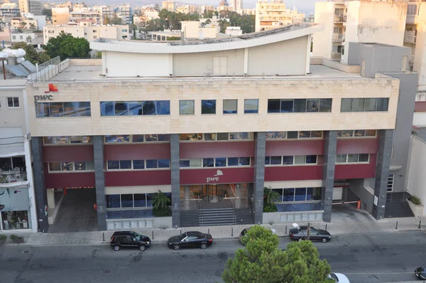 Frumoasa Privire Ansamblu Centrul Orașului Limassol Din Cipru — Fotografie, imagine de stoc
