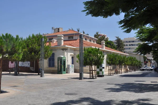 Güzel Plaza Kıbrıs Taki Eski Limasol — Stok fotoğraf