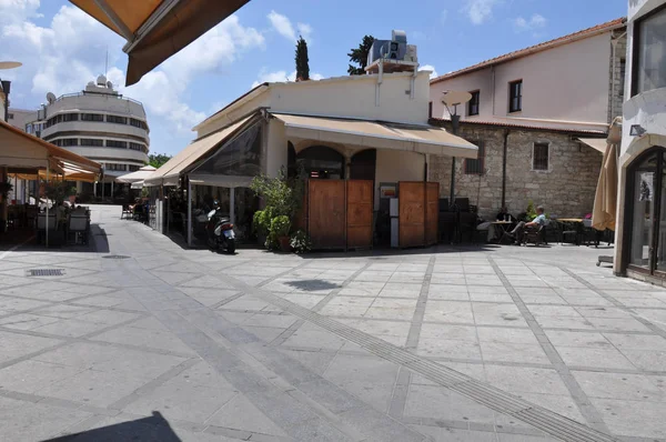 Beautiful Plaza Limassol Castle Cyprus — Stock Photo, Image