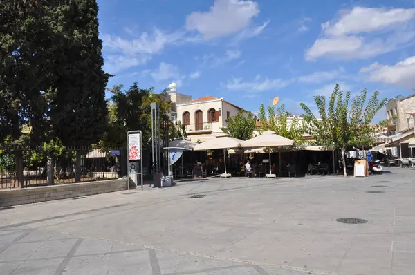 Beautiful Plaza Limassol Castle Cyprus — Stock Photo, Image