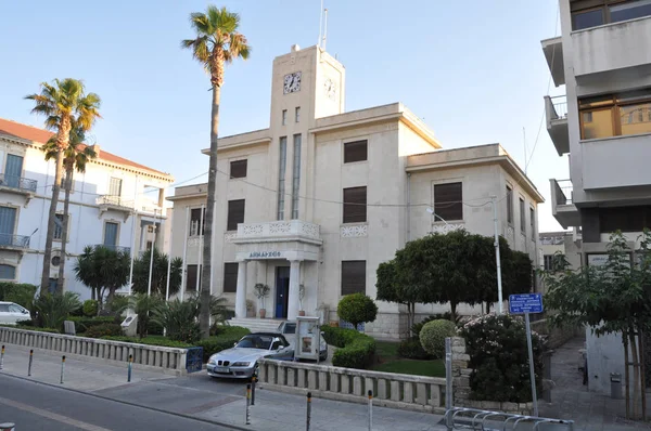 Piękny Budynek Miejski Limassol Cyprze — Zdjęcie stockowe