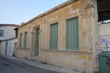 Lefkoşa Kıbrıs'bina güzel eski şehir merkezi