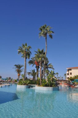 Güzel Amathus Beach Hotel Paphos Kıbrıs'ta bina