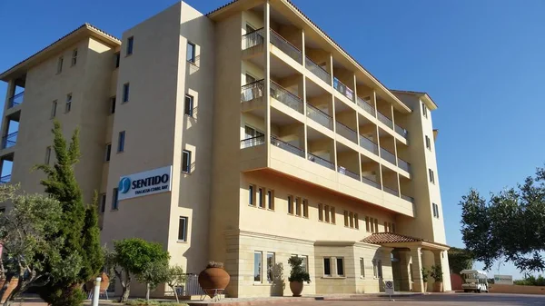 Hermoso Edificio Del Hotel Thalassa Paphos Chipre — Foto de Stock