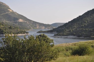 Kıbrıs'ta güzel Akrounta Barajı