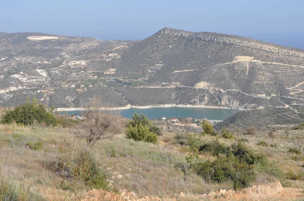 Bela Barragem Germasogeia Chipre — Fotografia de Stock