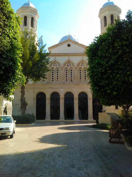 Bela Igreja Ortodoxa Agia Napa Chipre — Fotografia de Stock