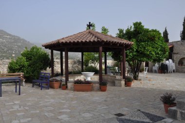 Kıbrıs'ta güzel Ortodoks Moni Amasgou Manastırı