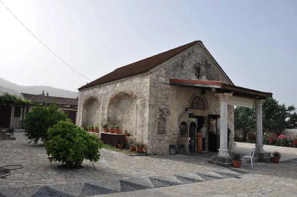 Beau Monastère Orthodoxe Moni Amasgou Chypre — Photo