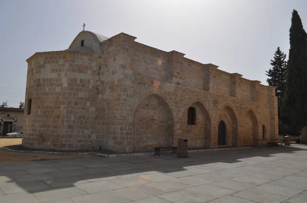 Belle Vieille Église Orthodoxe Chryseleousa Panagia Chypre — Photo