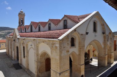 Kıbrıs'ta güzel Ortodoks Timiou Stabrou Manastırı