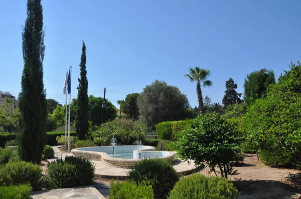 Hermoso Jardín Museo Arqueológico Del Limassol Chipre —  Fotos de Stock