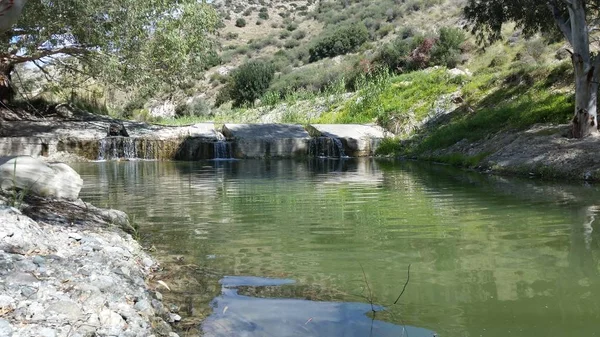 Красивая Природная Река Кипре — стоковое фото
