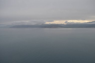 Güzel doğal deniz manzarası