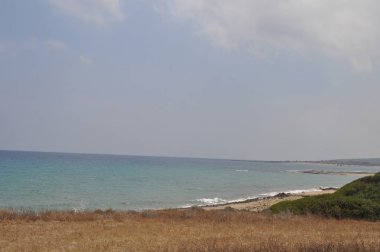 Güzel doğal deniz manzarası