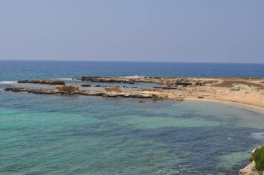 Güzel doğal deniz manzarası