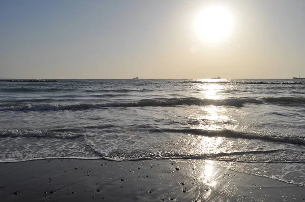 Güzel doğal deniz manzarası