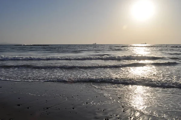 Güzel doğal deniz manzarası