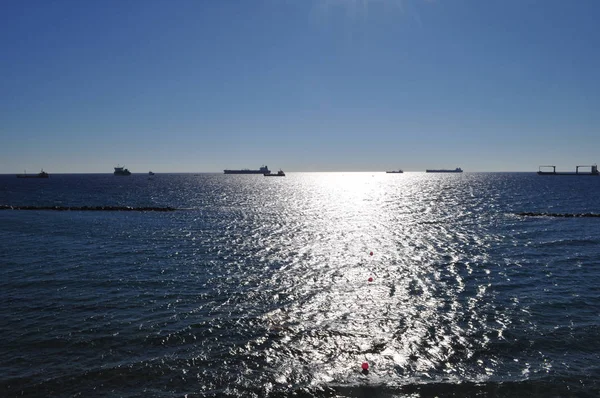 Güzel doğal deniz manzarası