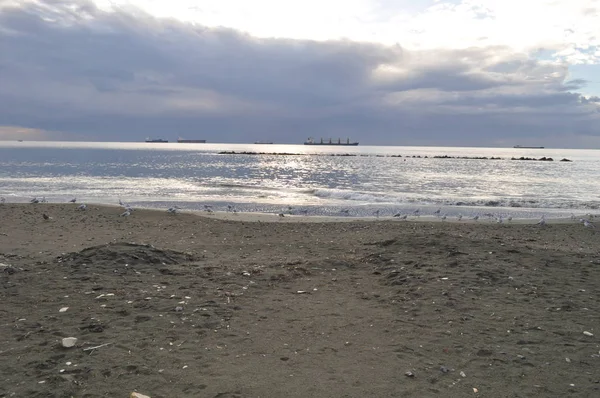 Güzel doğal deniz manzarası