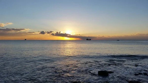 Beautiful Sunset Natural Sea Landscape — Stock Photo, Image