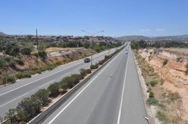 Güzel peyzaj karayolları yol