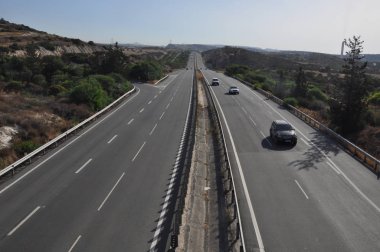 Güzel peyzaj karayolları yol