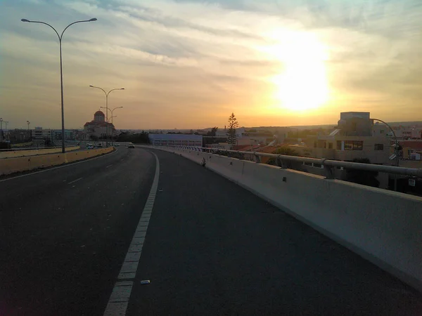 美しい風景高速道路道路 — ストック写真