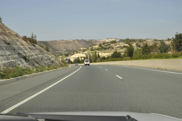 Piękne Autostrady Krajobrazu Drogowego — Zdjęcie stockowe