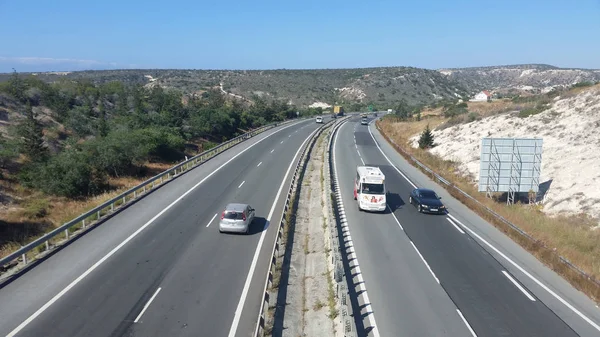 Όμορφο Τοπίο Αυτοκινητόδρομοι Δρόμου — Φωτογραφία Αρχείου