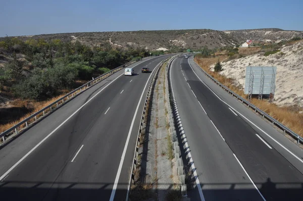 Piękne Autostrady Krajobrazu Drogowego — Zdjęcie stockowe