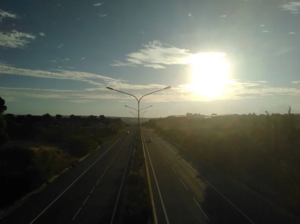 Belle Route Paysage Autoroutes — Photo