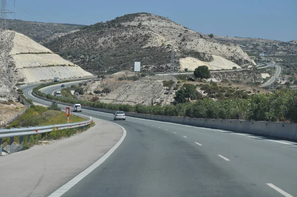 Hermosa Calle Del Paisaje Pafos — Foto de Stock