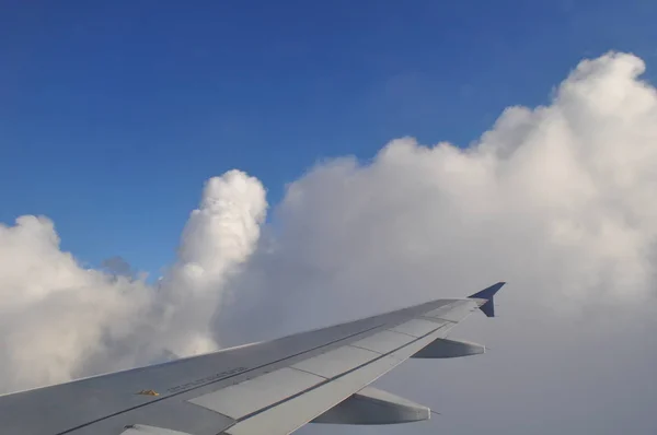 Beautiful View Airplane Window Sky Cloud — Stock Photo, Image
