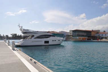 Kıbrıs'ta güzel Limasol Marina